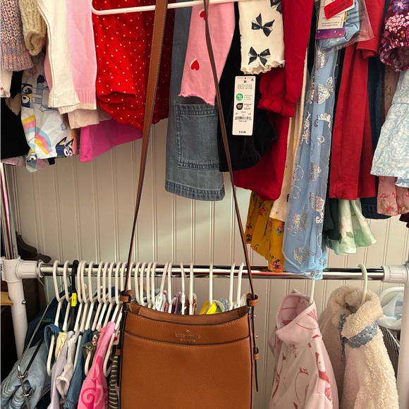 Kate Spade “Gingerbread” Leila North South Crossbody Bag - Picture 5 of 5